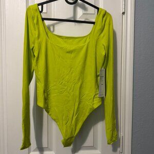 Lululemon Wundermost Ultra-Soft Nulu Square-Neck Long-Sleeve Bodysuit